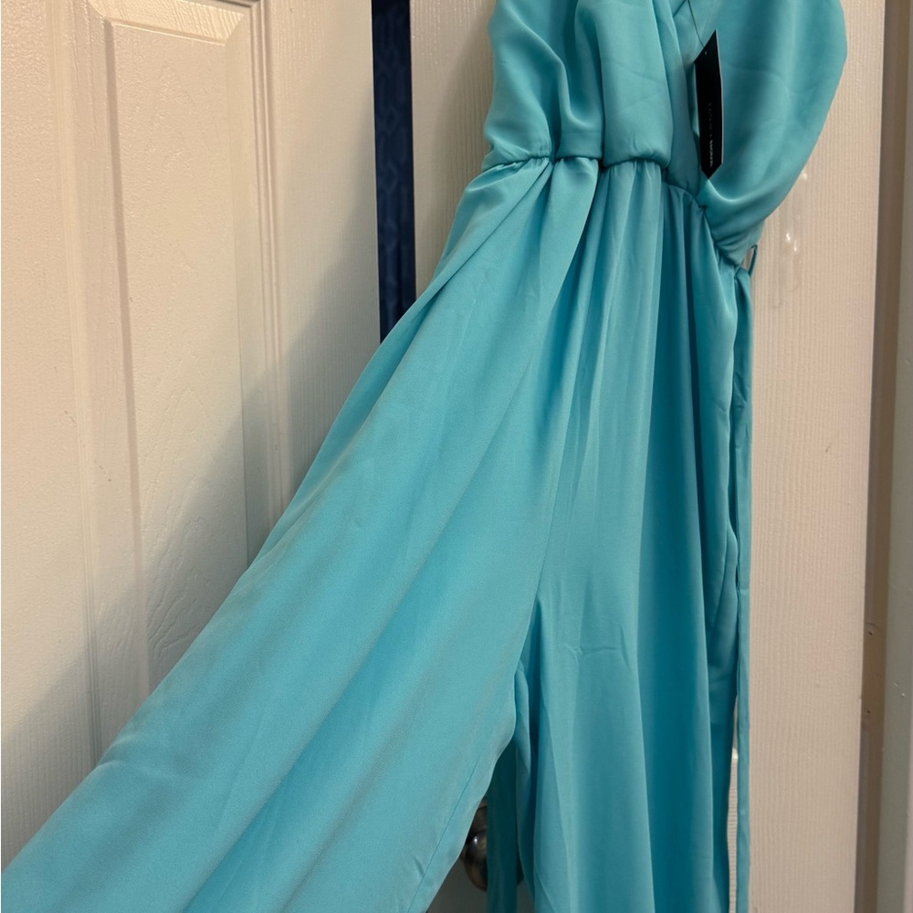 Elegant Blue Jumpsuit  (Fashion Nova )